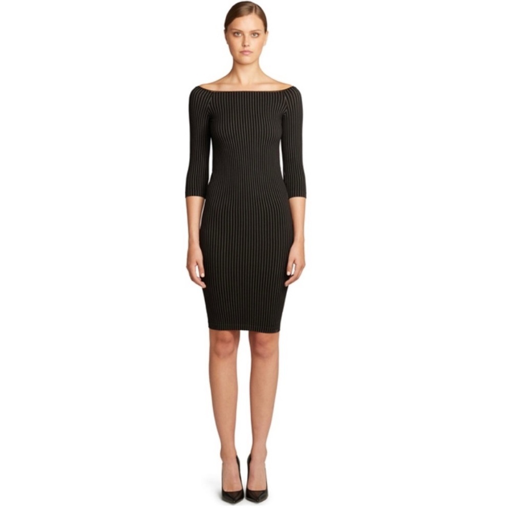 Wolford Rey Dress Pinstripe Striped